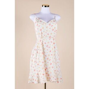 Sz 18 ModCloth White Floral Awe Of The Above Sleeveless Fit & Flare Dress NWT
